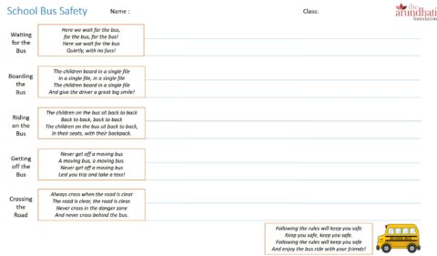 SchoolBusSafeftyWorksheet